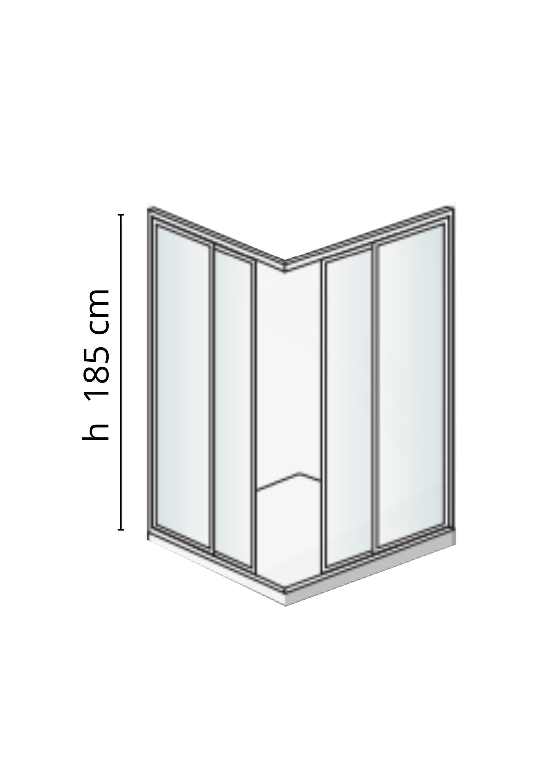 BOX DOCCIA 2 ANTE SCORREVOLI SMERALDA COD-CD:01262C