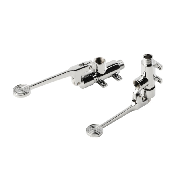 RUBINETTO A PEDALE TEMPORIZZATO A PARETE-PAVIMENTO