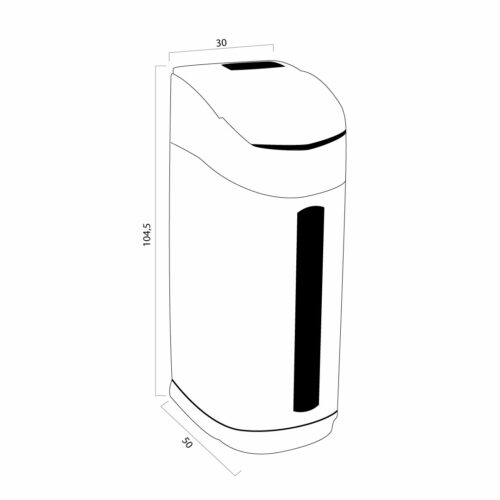 Addolcitore acqua Cabinato 18 lt. Resina, per 4/6 Persone COD: CD-15000106-05SG
