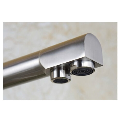 Rubinetto da cucina 4 vie 3/8″ Nickel Spazzolato. COD: CD-10004007NSSG