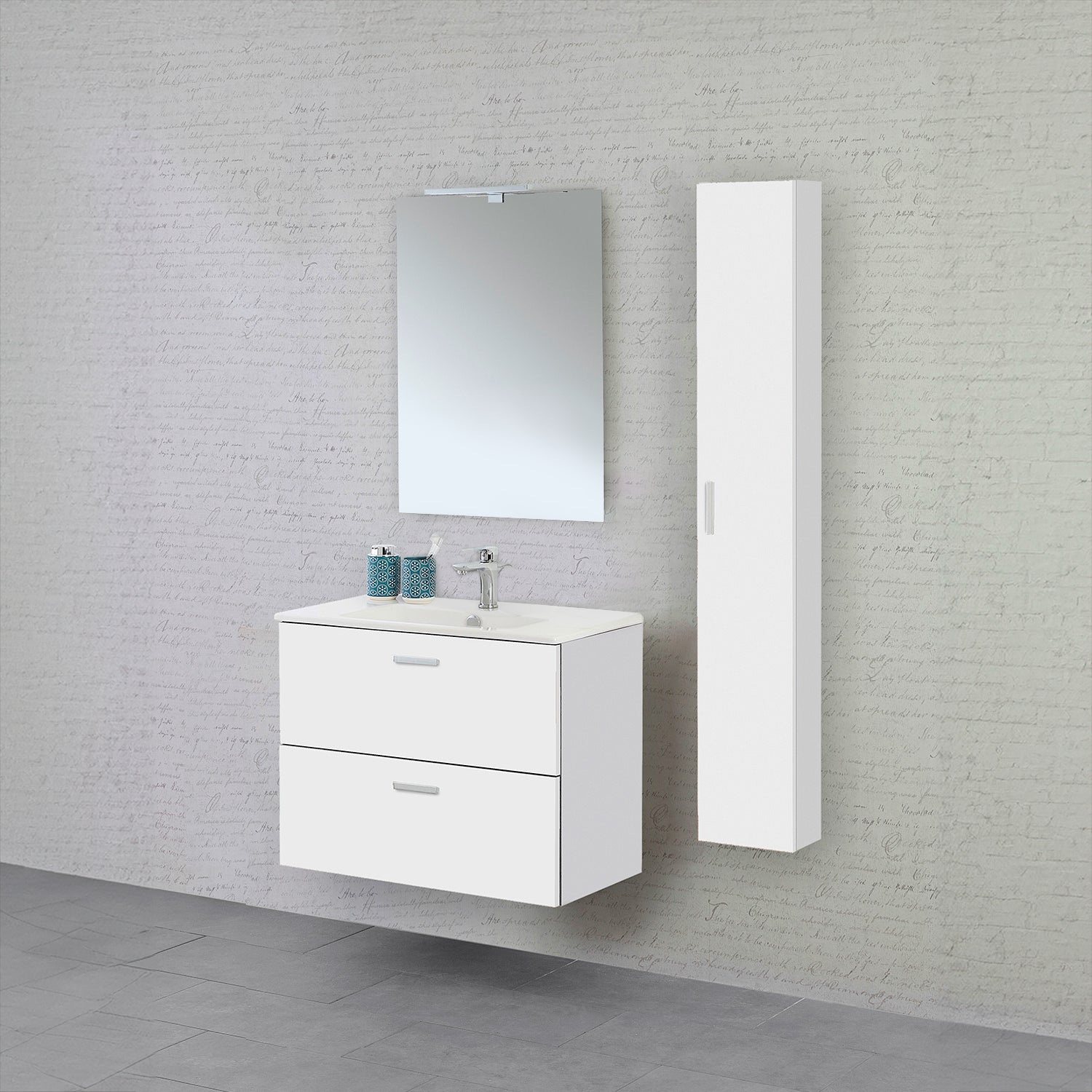 COMPOSIZIONE BAGNO SOSPESA GRETA 80 COD: CD-AB0110CM