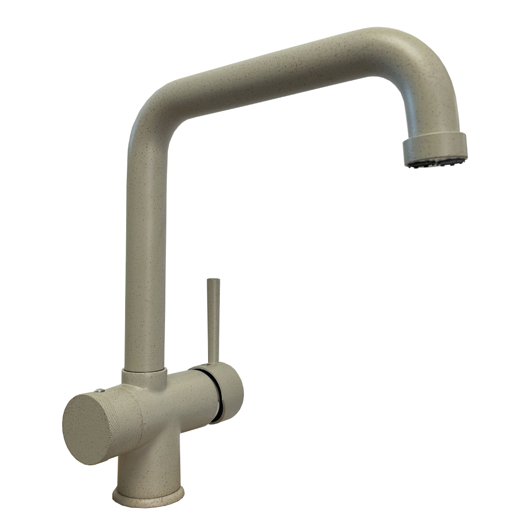 Rubinetto da cucina Canna Alta 3 vie 3/8” Granito Avena COD: CD-10003028GAX