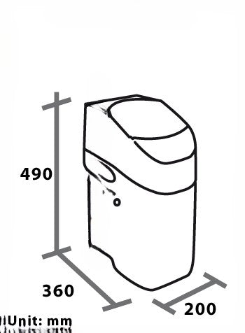 Addolcitore acqua (Rig. Volume-tempo) 4,5 lt. resina COD:CD-15000138-01SG