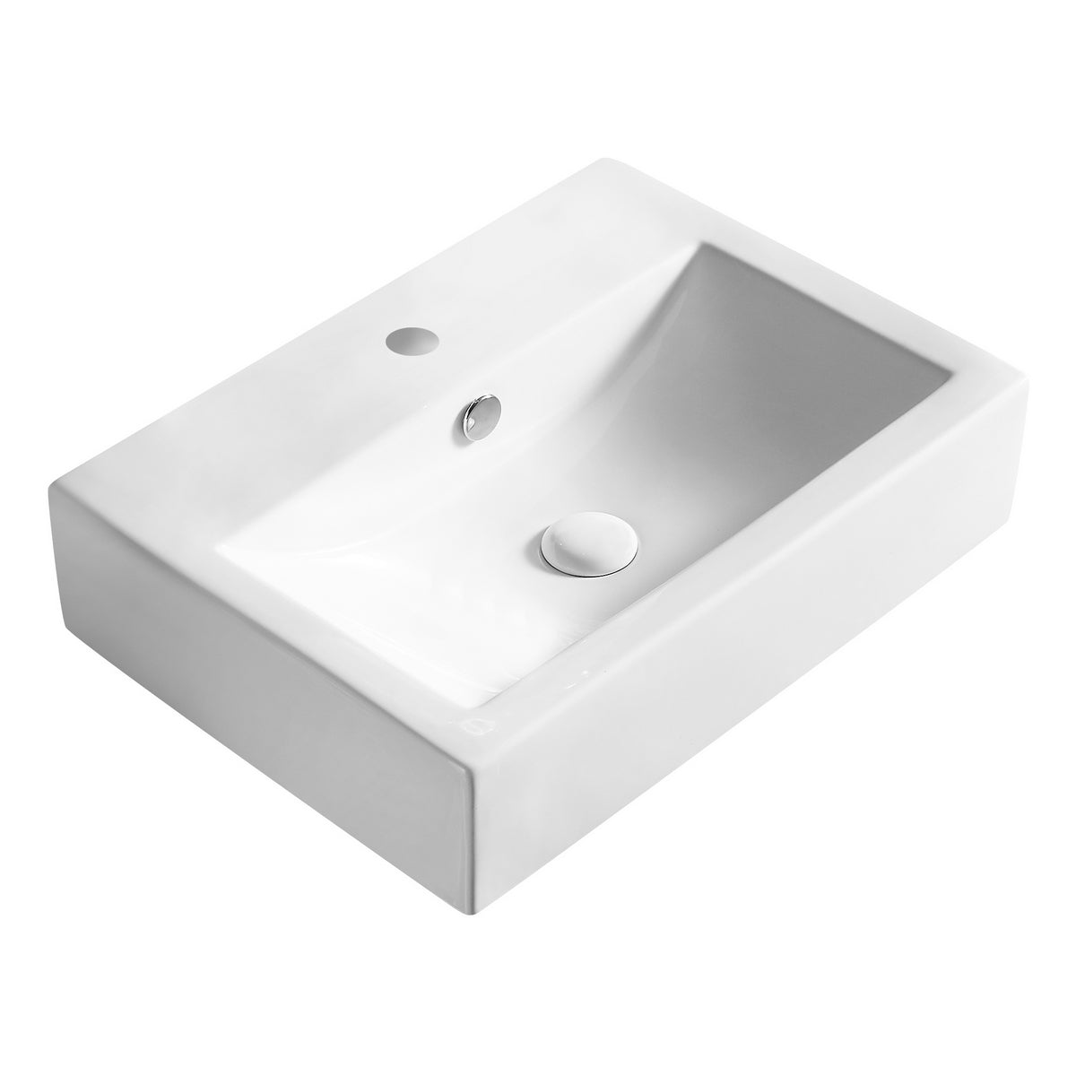 LAVABO DA APPOGGIO MOD. LA42 CM 54 X 40.5 COD:185-LA42D