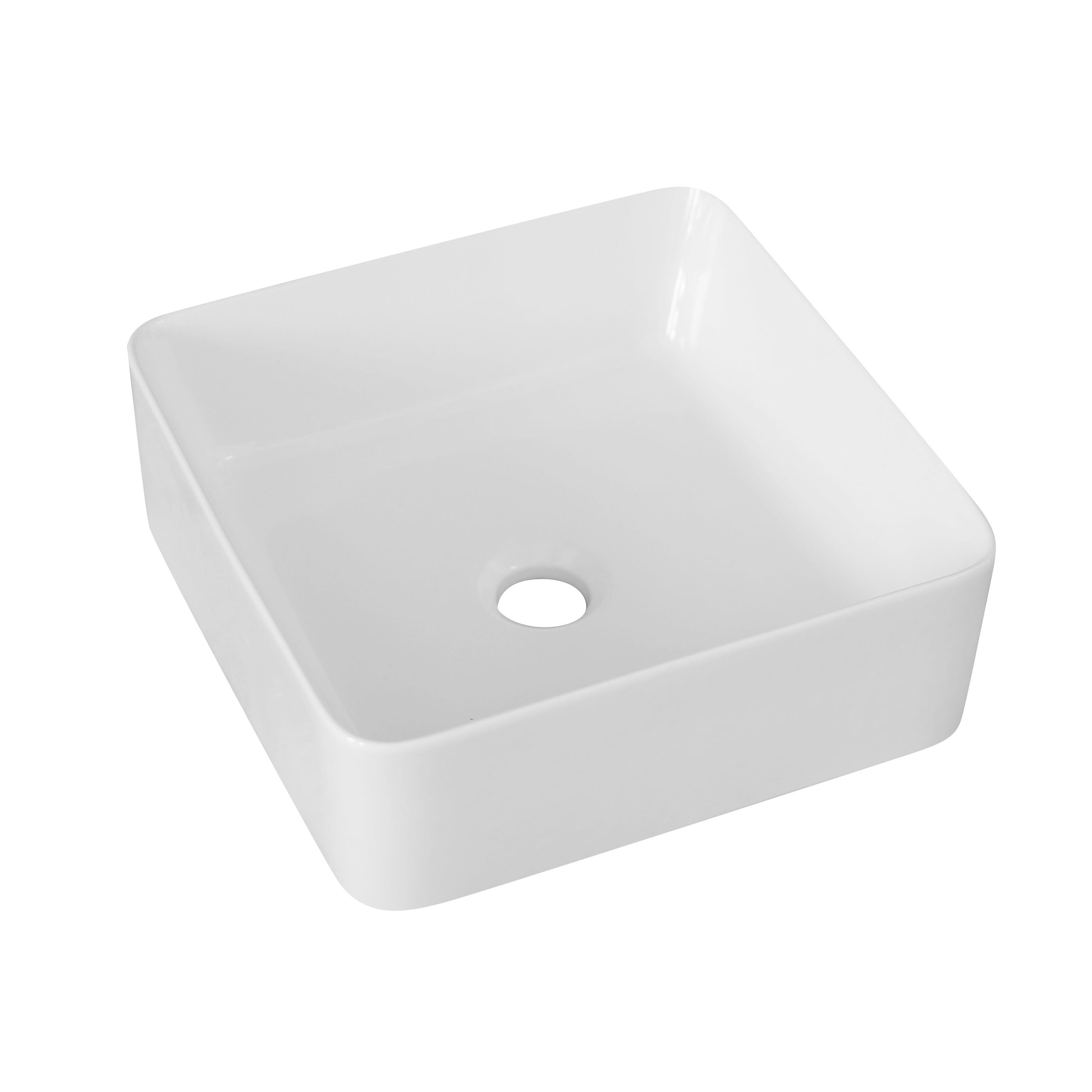 LAVABO DA APPOGGIO MOD. LA53 CM 34.5 X 34.5 COD:185-LA53D