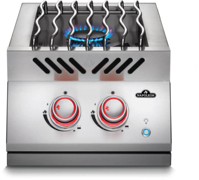 BRUCIATORE SUPERIORE A DOPPIA GAMMA IN LINEA SERIE 700 INTEGRATO CON COPERCHIO IN ACCIAIO INOX COD: BIB12RTPSS-CE