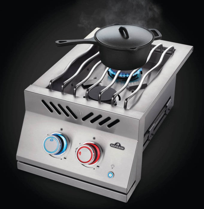 BRUCIATORE SUPERIORE A DOPPIA GAMMA IN LINEA SERIE 700 INTEGRATO CON COPERCHIO IN ACCIAIO INOX COD: BIB12RTPSS-CE