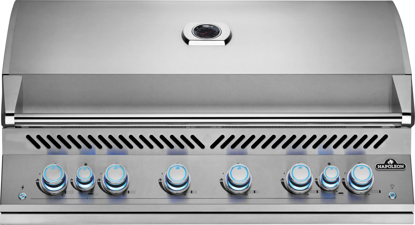 PRESTIGE PRO™ 825 RBI BUILT-IN BARBECUE WITH INFRARED LOWER AND REAR BURNERS 9 Burners COD:BIPRO825RBIPSS-3-CE