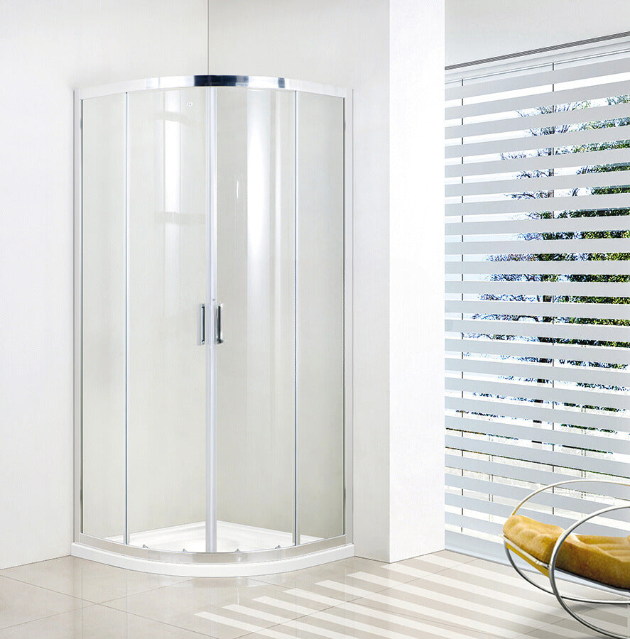 Box doccia slim semicircolare in cristallo COD:CD-2730COM