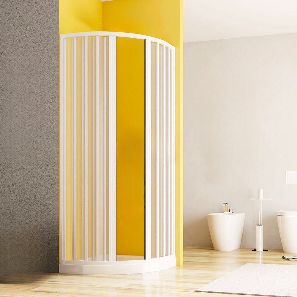 Box doccia a soffietto semicircolare in pvc COD:2660COM