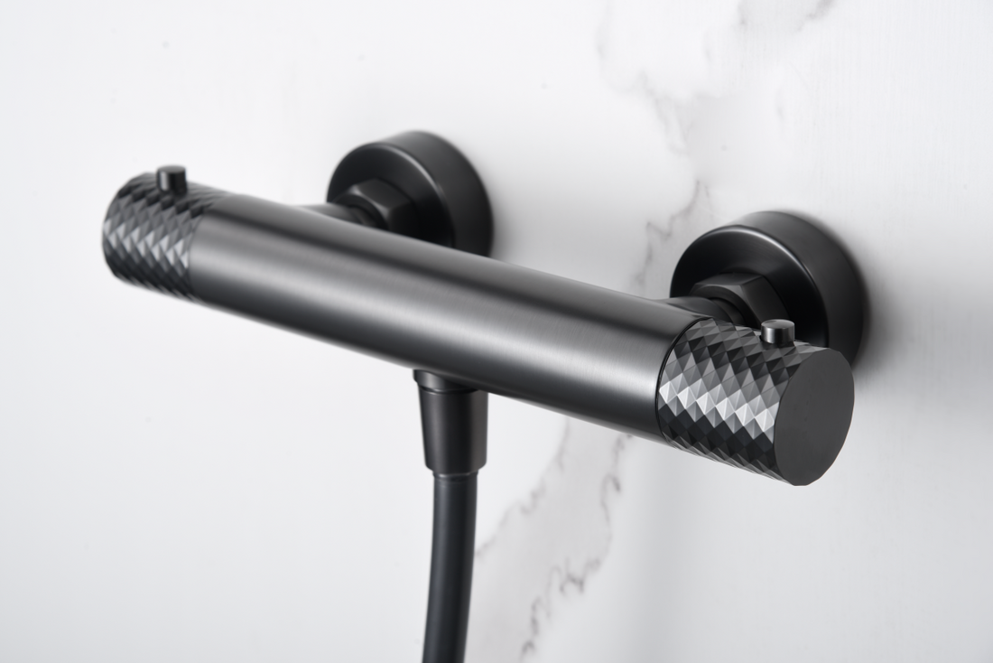 Rubinetto termostatico per doccia cromato serie Genova COD: CD-BTG053-5I