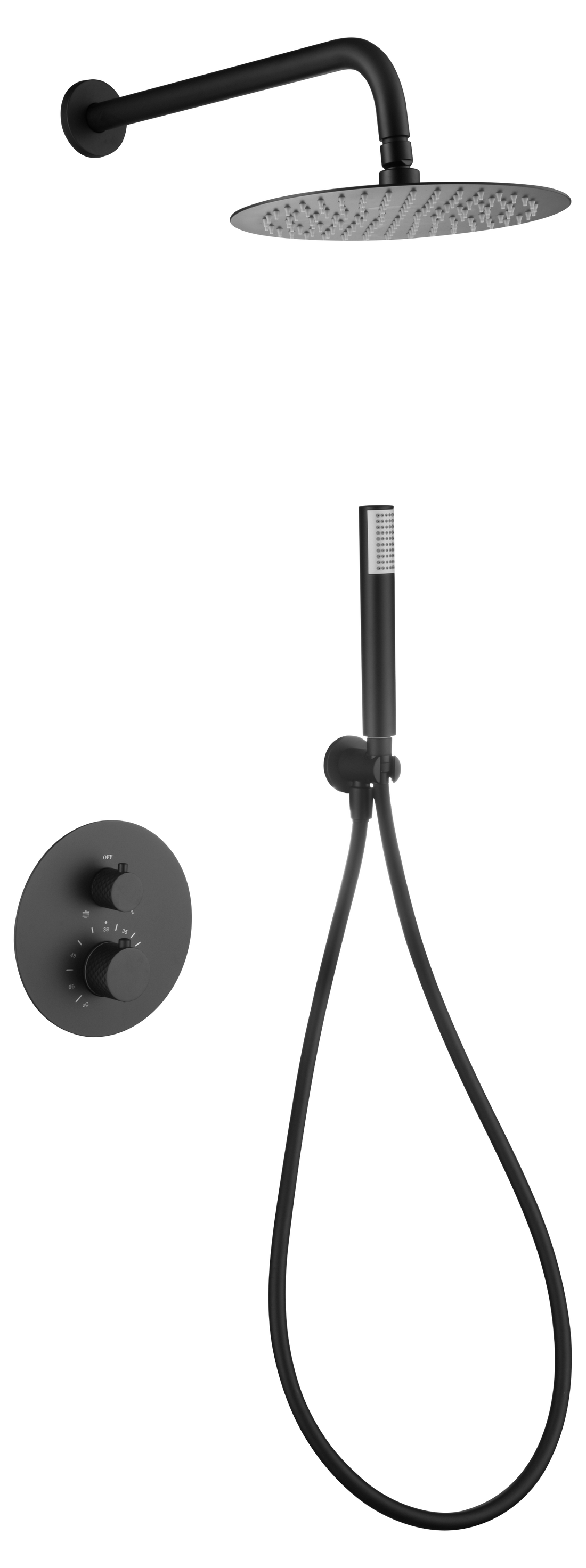 Set doccia termostatico incasso serie Genova COD: CD-GTG053I