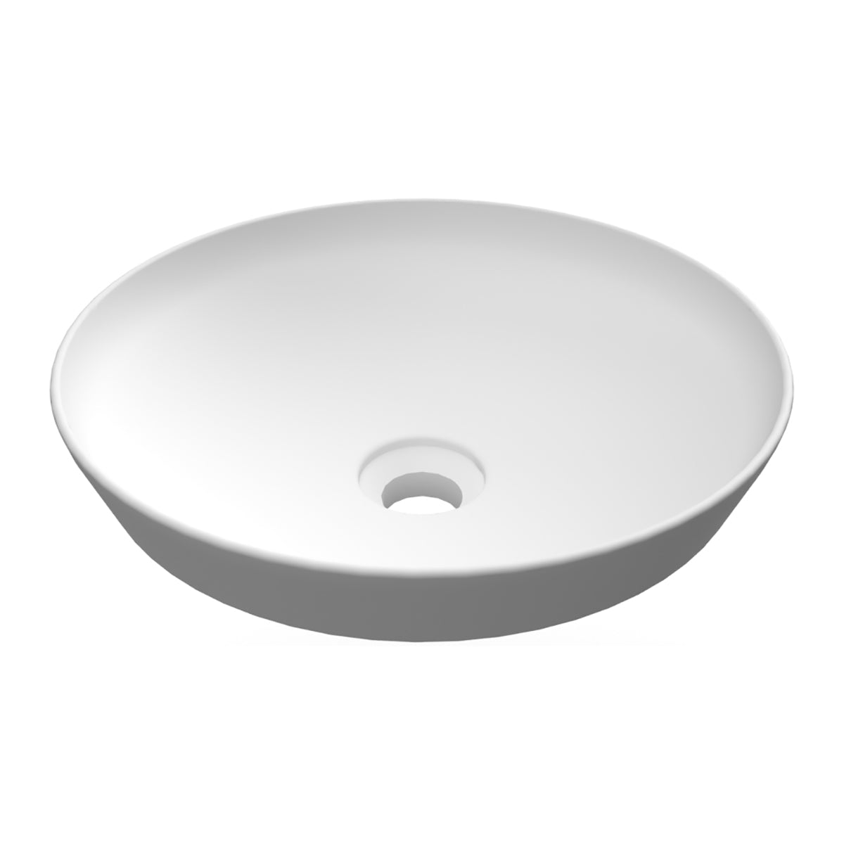 LAVABO AD INCASSO TONDO SENZA FORO VARIANT 36 X 36 CM COD-CD:185-RNSTD