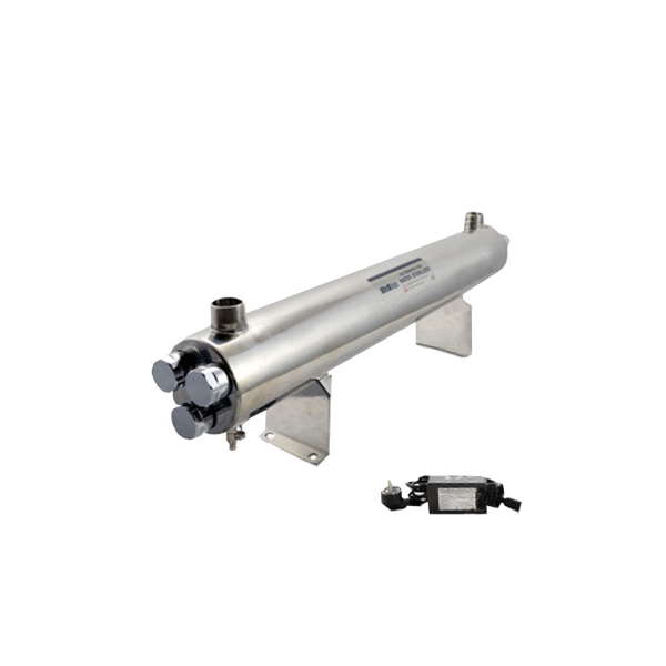 UltraRays sistema UV Completo 165W. (3x55W) 1-1/2″ M. con piedistallo – 114 LT/MIN COD:CD-12012015-01SG