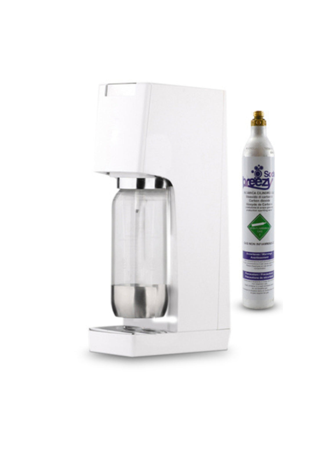 Soda Maker - Gasatore acqua kit starter completo con bombola ricaricabile COD: CD-1601600601SG