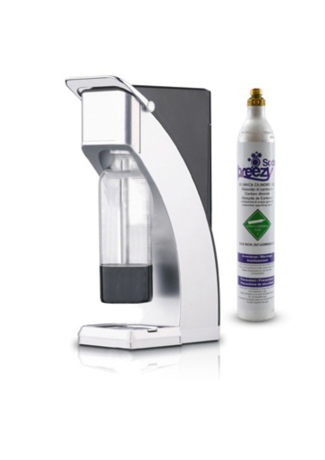 Bi-Color Soda Maker - Gasatore acqua kit starter completo con bombola ricaricabile COD: CD-1601600801SG
