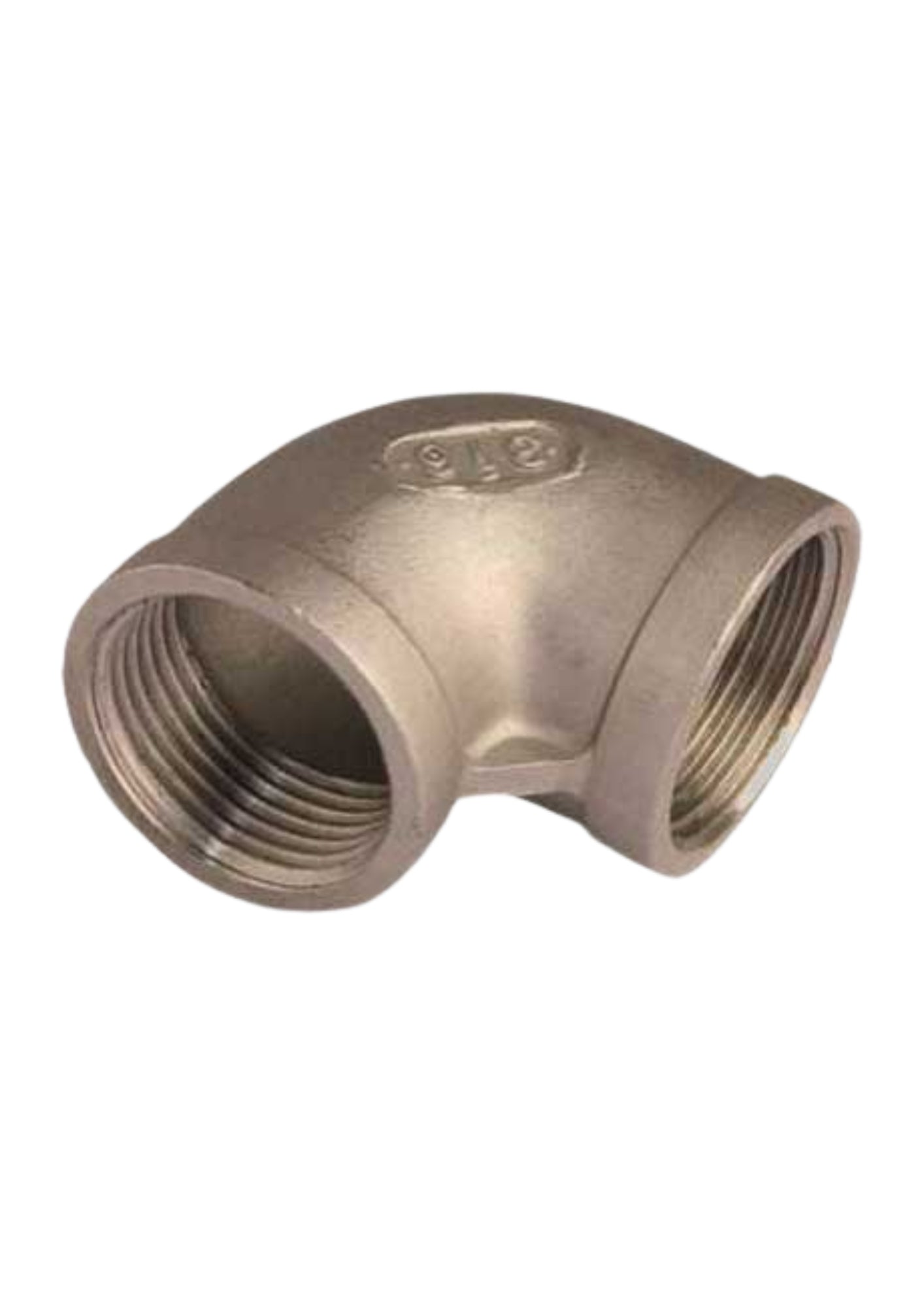 RACCORDO GOMITO 90° FILETTATO F/F ACCIAIO INOX COD: CD-0790002C