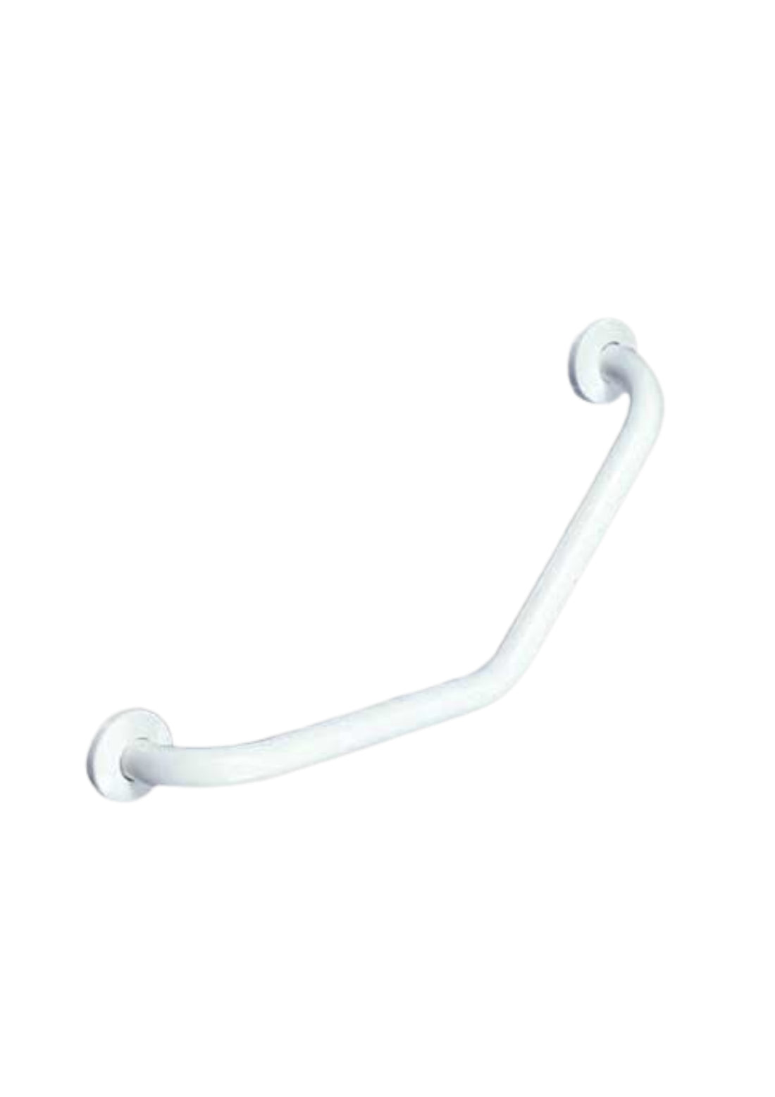CORRIMANO ANGOLARE 45° PREVERNICIATO BIANCO COD: 20040C