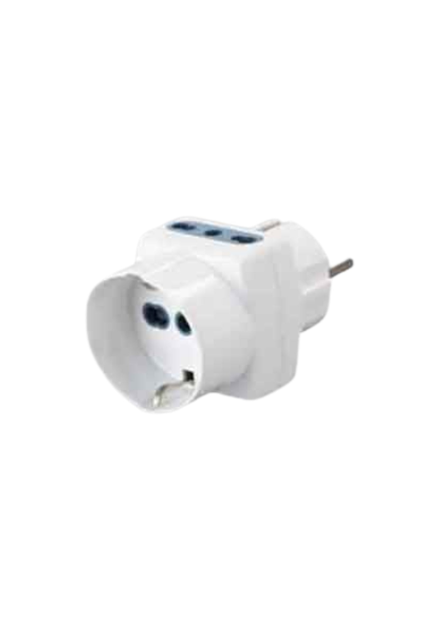 ADATTATORE TRIPLO BIVALENTE PRESA SCHUKO IDEAL STAR COD: CD-6921602CF