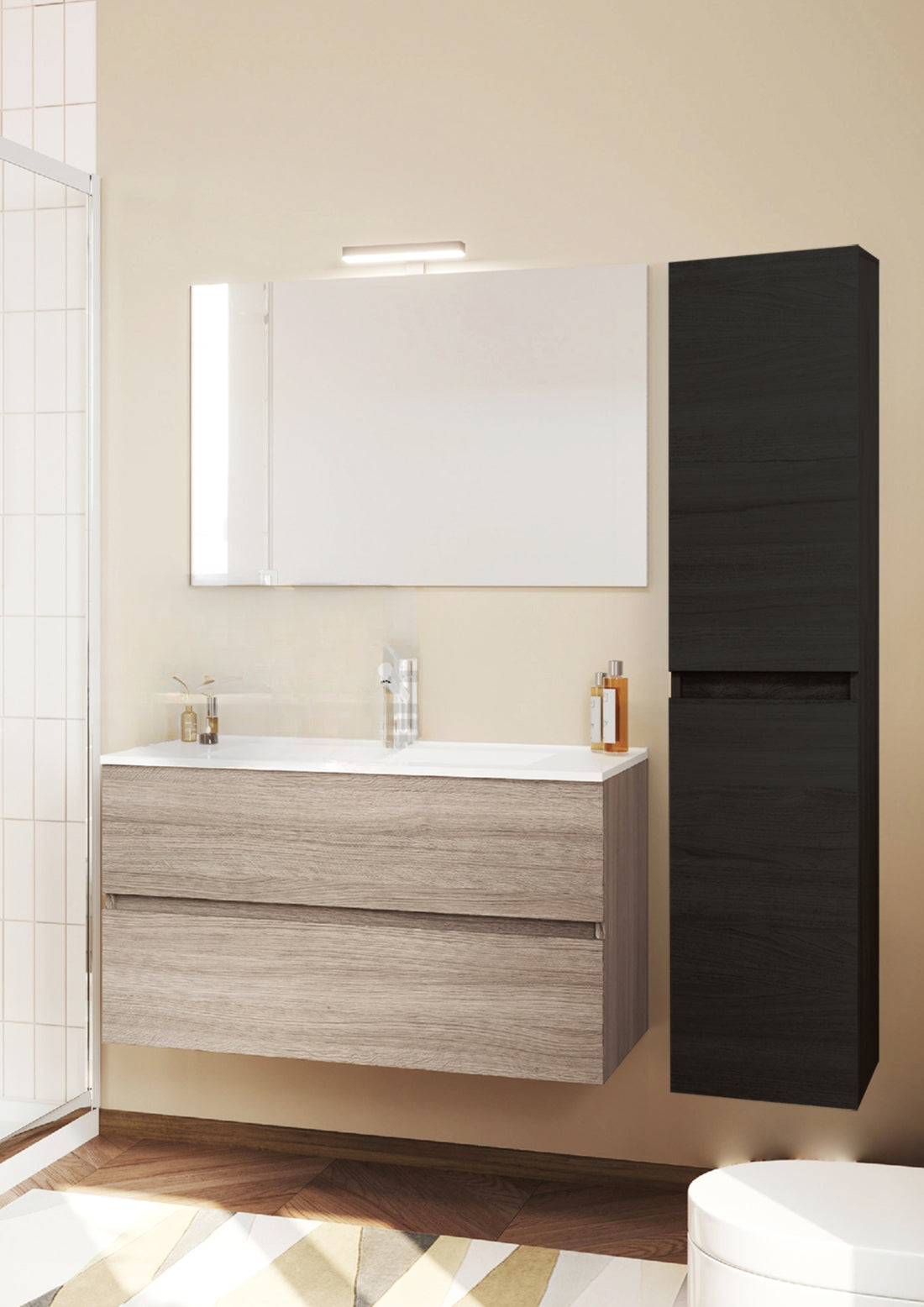 COMPOSIZIONE BAGNO EASY 100 COD: CD-AB00CM