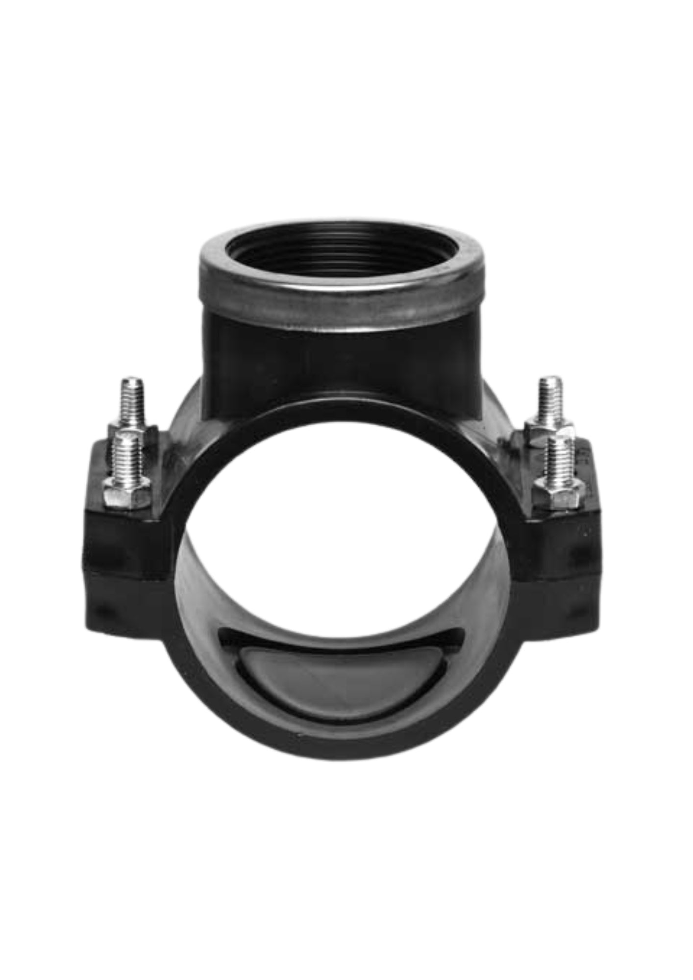 PRESA STAFFA CON RINFORZO E GUARNIZIONE PIATTA BULLONI INOX PN 10 COD: CD-07722C