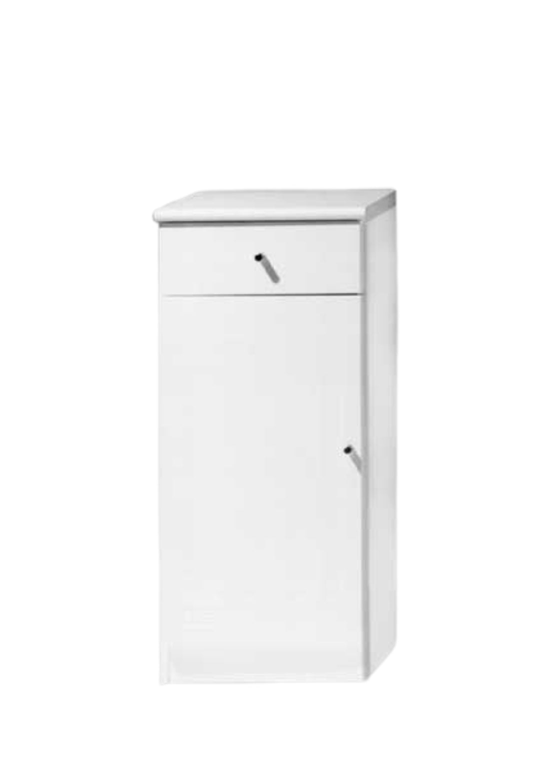 BASE SINGOLA CON CASSETTO BIANCA COD:CD-01240C