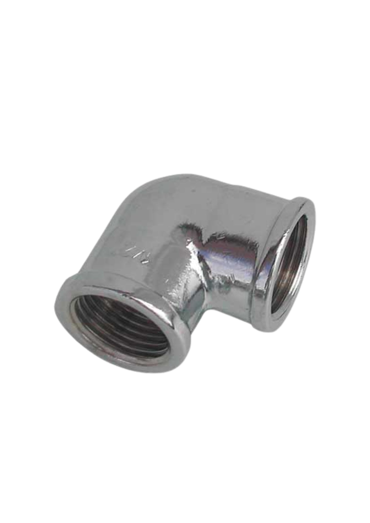 GOMITO FEMMINA/FEMMINA OTTONE CROMATO COD: CD-07108C