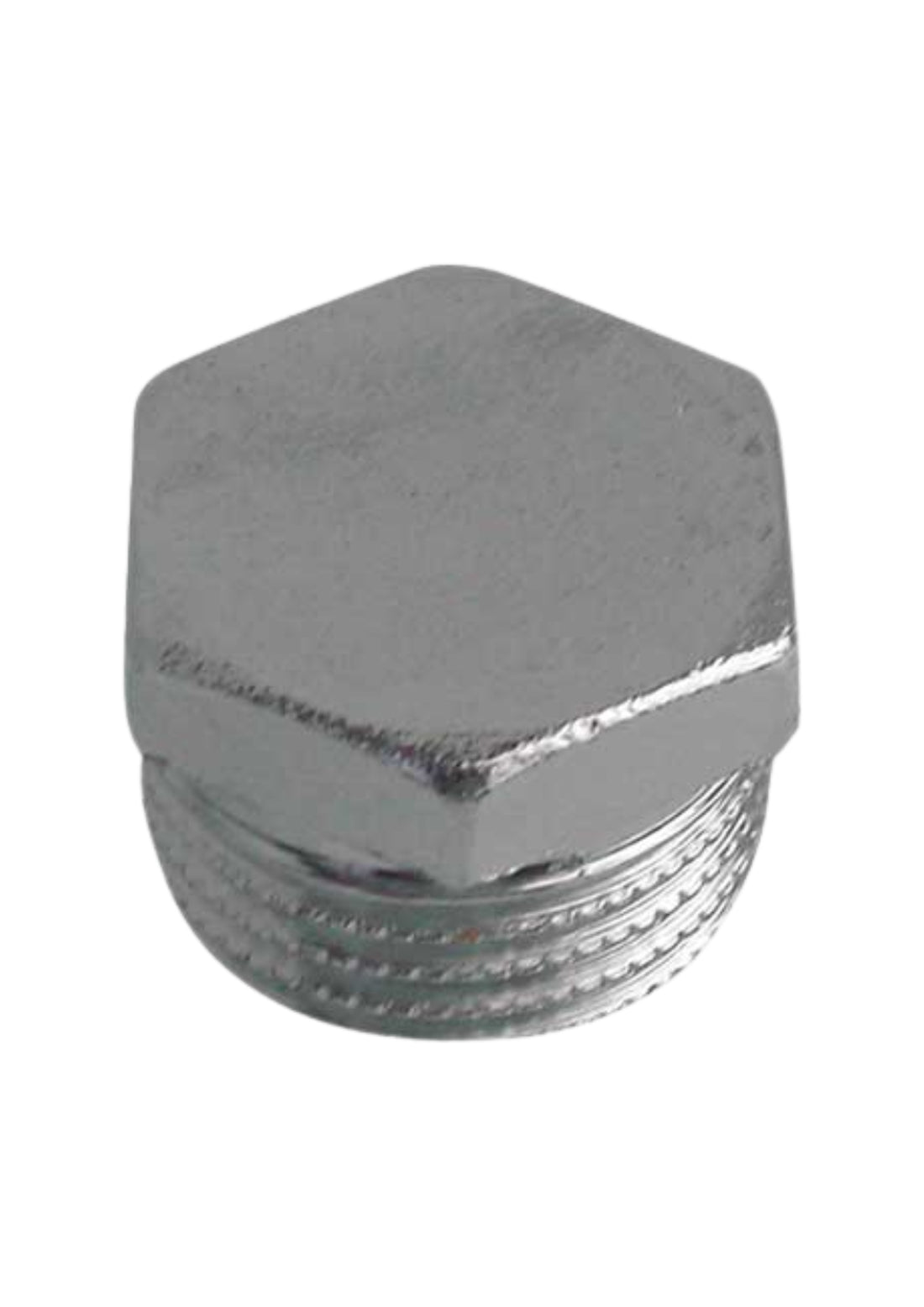 TAPPO MASCHIO ESAGONALE OTTONE CROMATO COD: CD-07116C