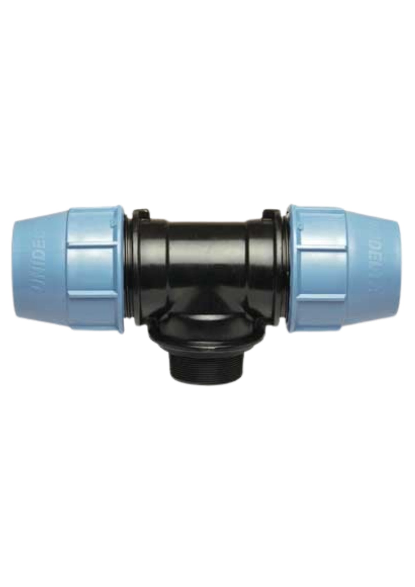 TEE 90° CON DERIVAZIONE MASCHIO PLASTICA COD: CD-07728C