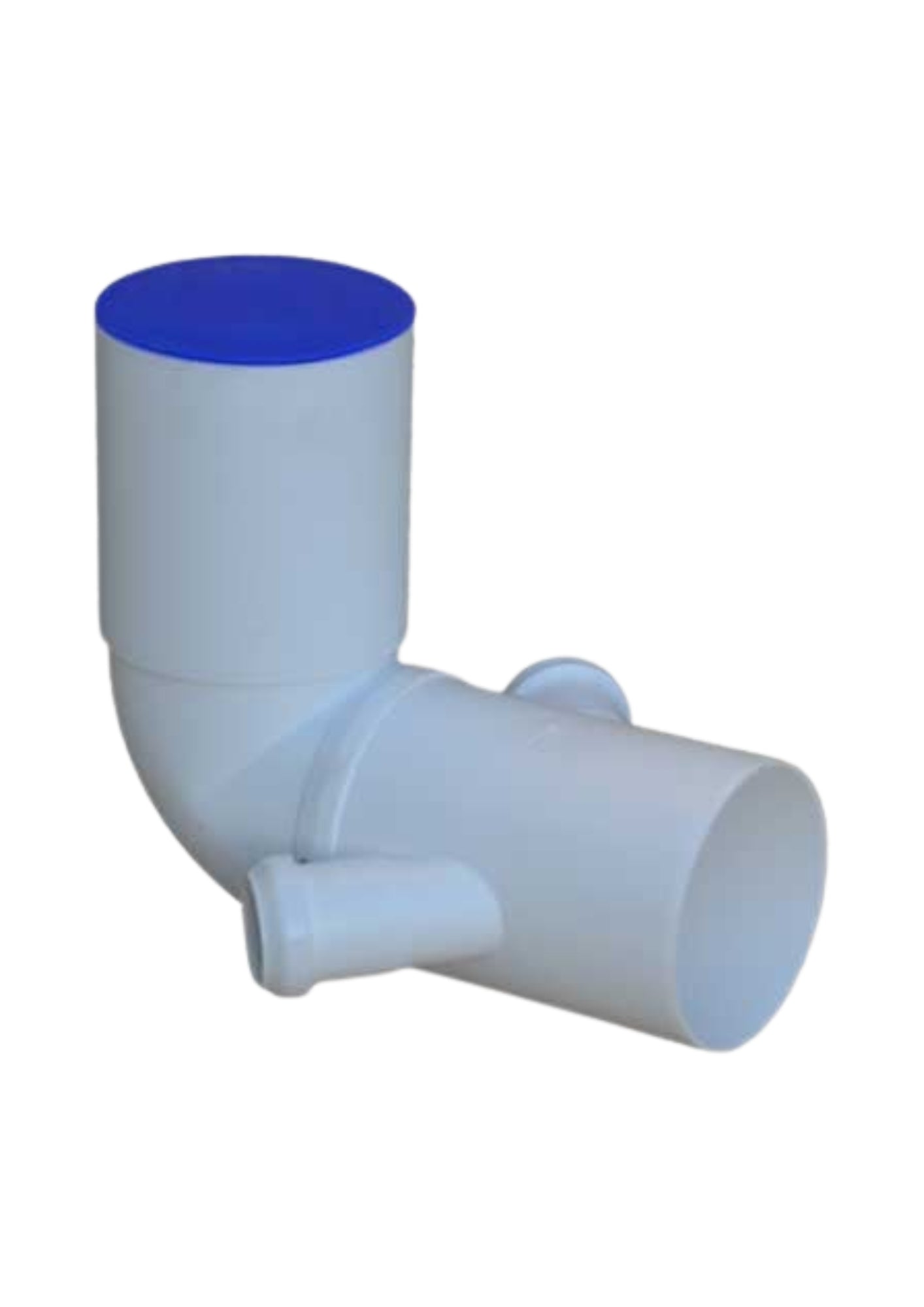 CURVA WC PROLUNGATA BIANCA CON DOPPIO ATTACCO BICCHIERE DX - SX COD: CD-08066C