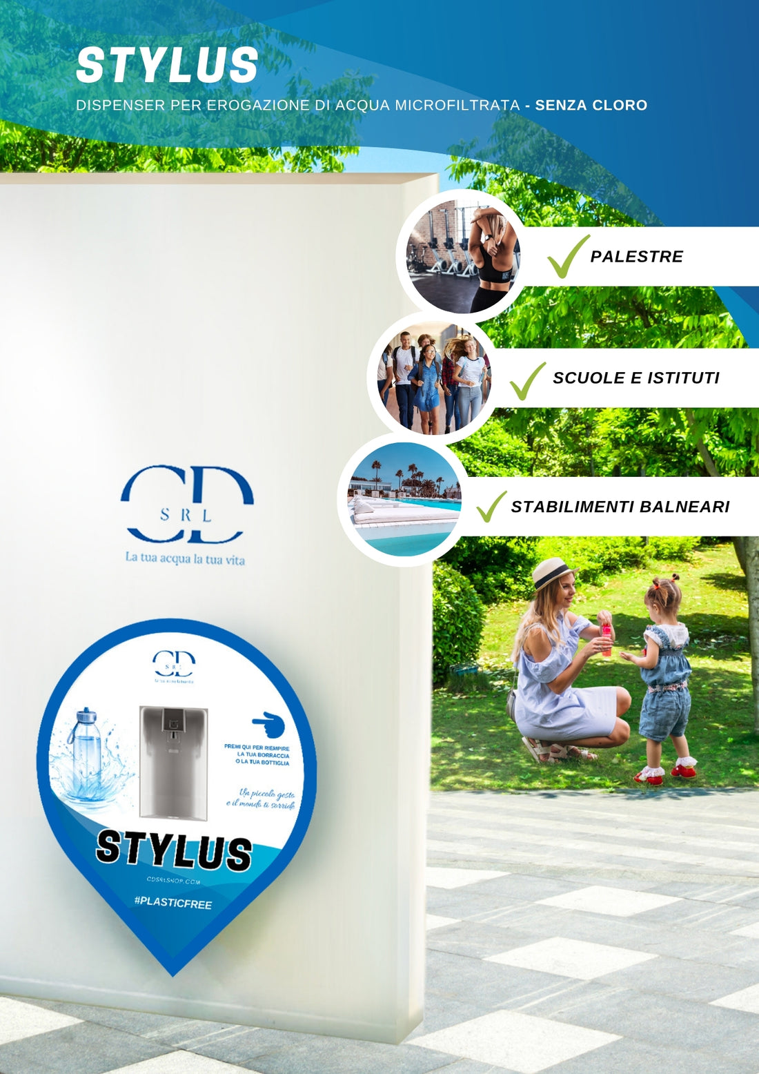 Stylus Erogatore a muro