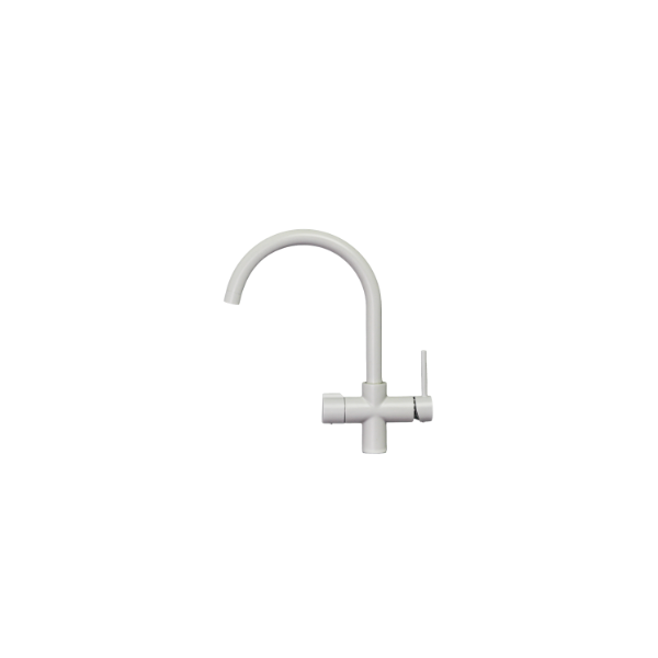 5-way mixer tap high round ice white COD: CD-5ATBIW
