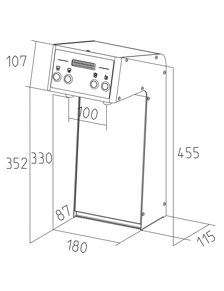 Electronic tap column COD: CL-002018