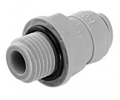 Terminale diritto tubo Ø – filettatura cilindrica BSP(P) 3/8″ x 1/4. COD:CD-AMCB0604