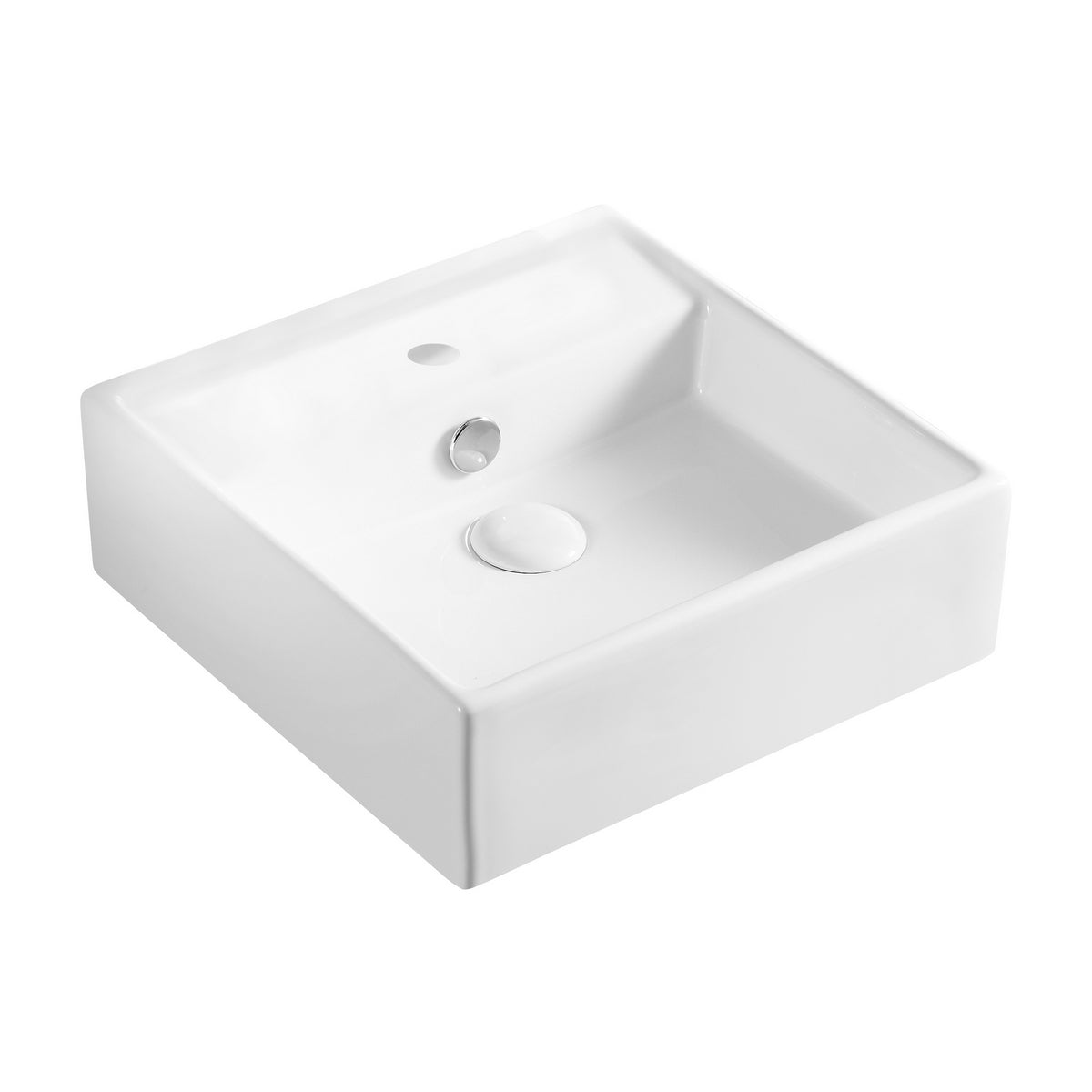 LAVABO DA APPOGGIO MOD. LA41 CM 38 X 38 COD:185-LA41D