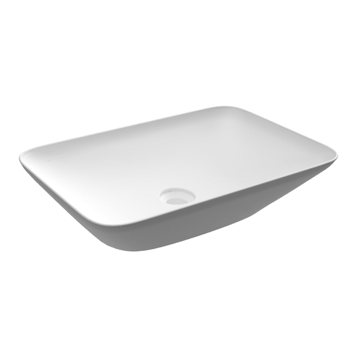 LAVABO DA APPOGGIO RETTANGOLARE (SENZA FORO) VARIANT 55X36 CM COD-CD:185-RNARD