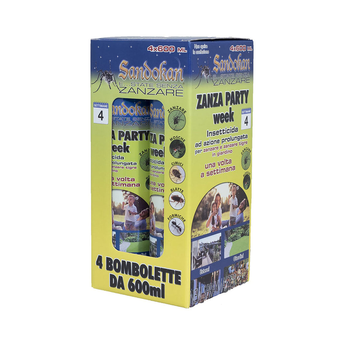 4 PZ INSETTICIDA ZANZA MONTH PACK