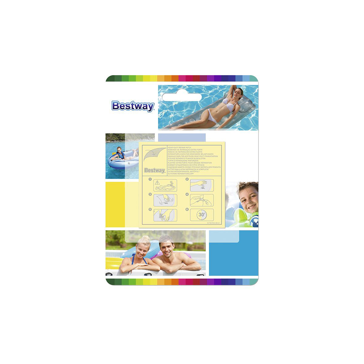 KIT DI RIPARAZIONE PISCINE E GONFIABILI BESTWAY