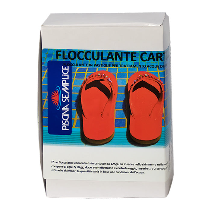 12 PZ FLOCCULANTE CARTUCCE 1 pz. (8X125gr)