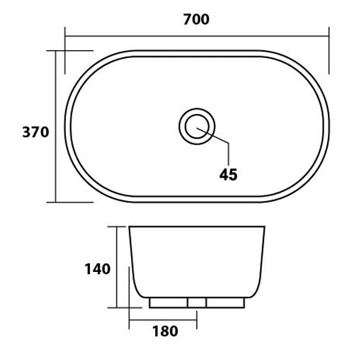 LAVABO DA APPOGGIO ARTISTICO MOD. LZA08 COD-CD:185-LZA08D