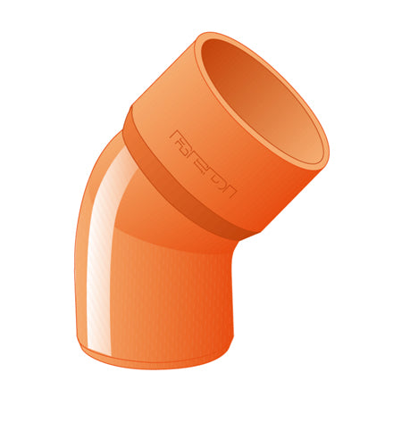 CURVA PVC ARANCIONE
