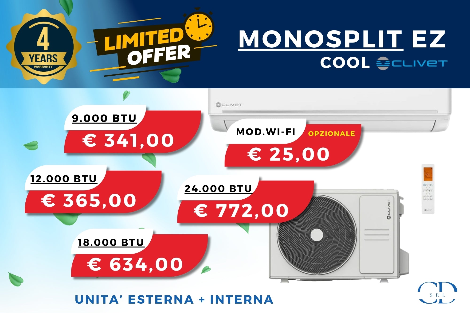 MONOSPLIT EZ COOL CLIVET