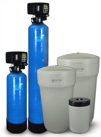Addolcitore acqua doppio corpo BNT1650F 1&quot; elettronica (Rig. Volume-tempo) da 8lt. a 80lt. resina COD:CD-15000205X