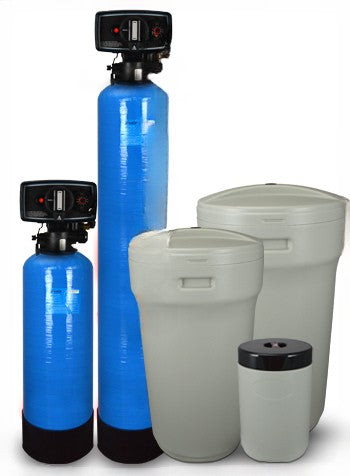 Addolcitore acqua doppio corpo BNT650T 1&quot; elettronica (Rig. Tempo) da 8lt. a 50lt. resina COD:CD-15000206X