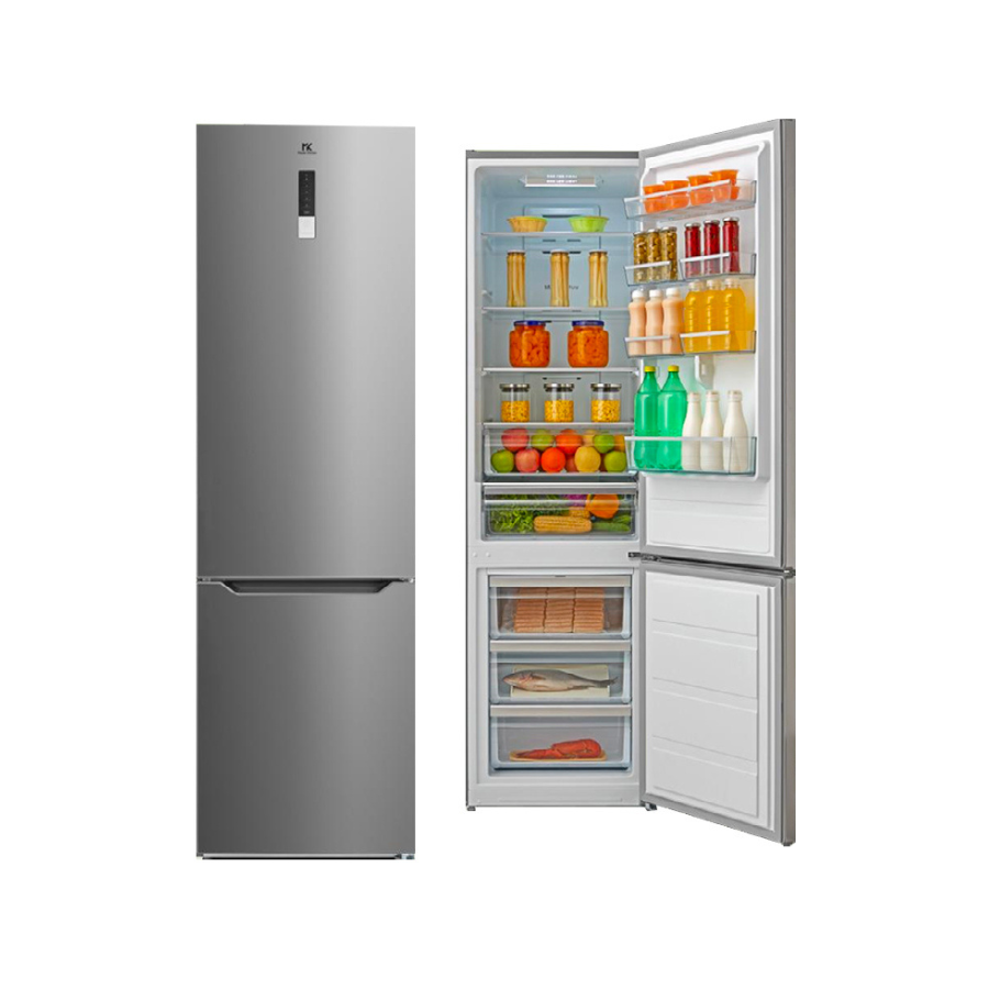 FRIGO COMBINATO 330L TOTAL NO FROST INOX LIBERA INSTALLAZIONE COD:CD-MKRF361CENFEX