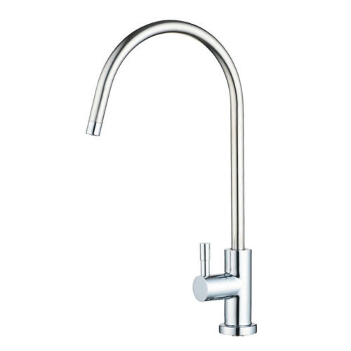 Rubinetto di prelievo 1 via per depuratori 1/4” Cromo. COD: CD-10001033SG