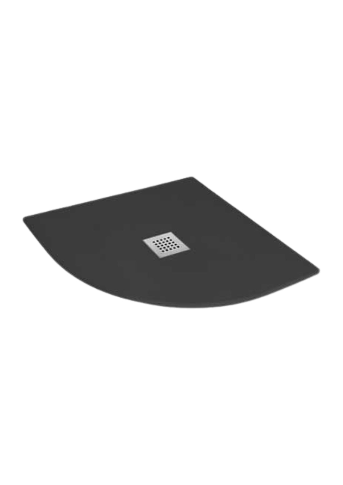 PIATTO DOCCIA SEMICIRCOLARE EFFETTO PIETRA ANTRACITE   COD: CD-21664C