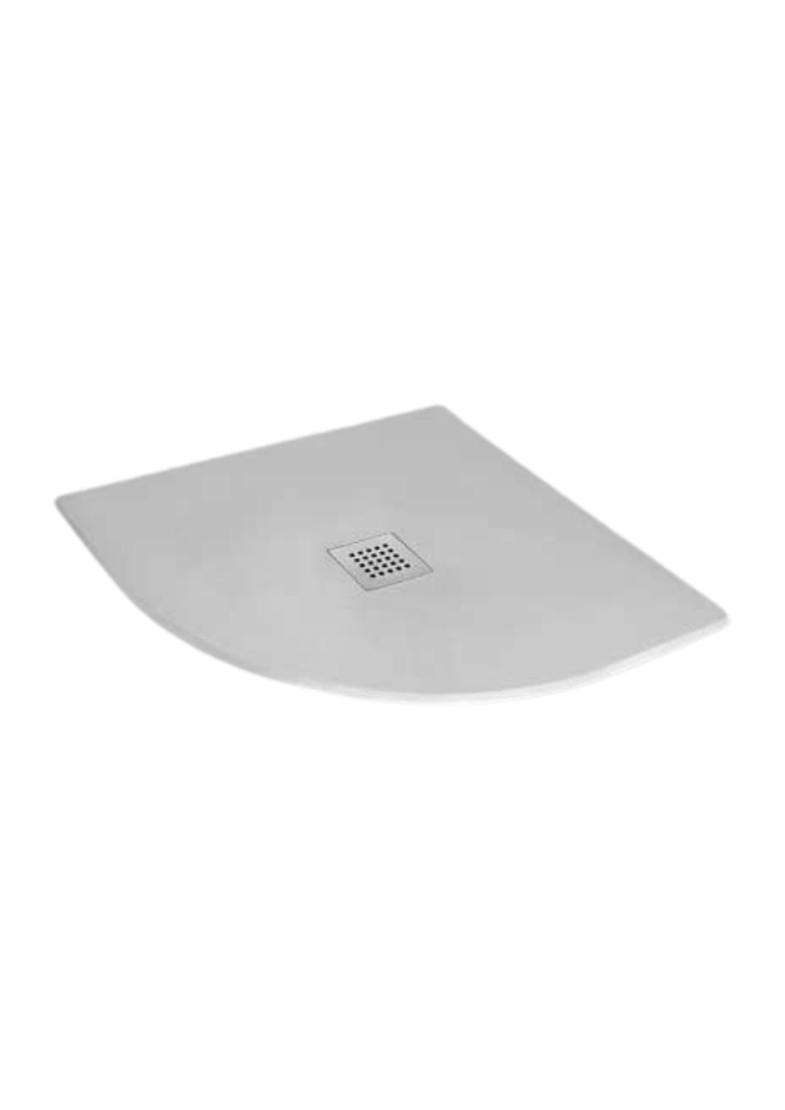 PIATTO DOCCIA SEMICIRCOLARE EFFETTO PIETRA BIANCO   COD: CD-21663C
