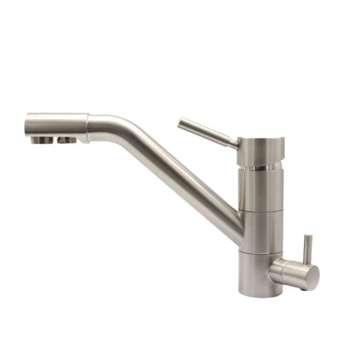 Rubinetto da cucina Miscelatore 3 vie 3/8″ Nickel Spazzolato. COD: CD-10003095NSG