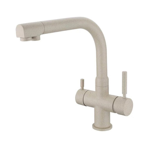 Rubinetto da cucina 4 vie 3/8″ Granito Avena COD: CD-10004007GASG